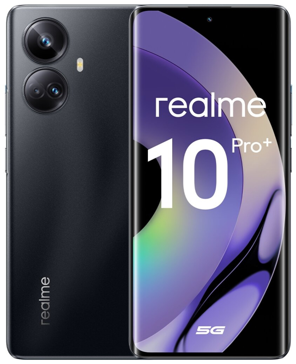 Купить Смартфон realme 10 Pro+ 5G 12/256 ГБ RU, 2 nano SIM, черный